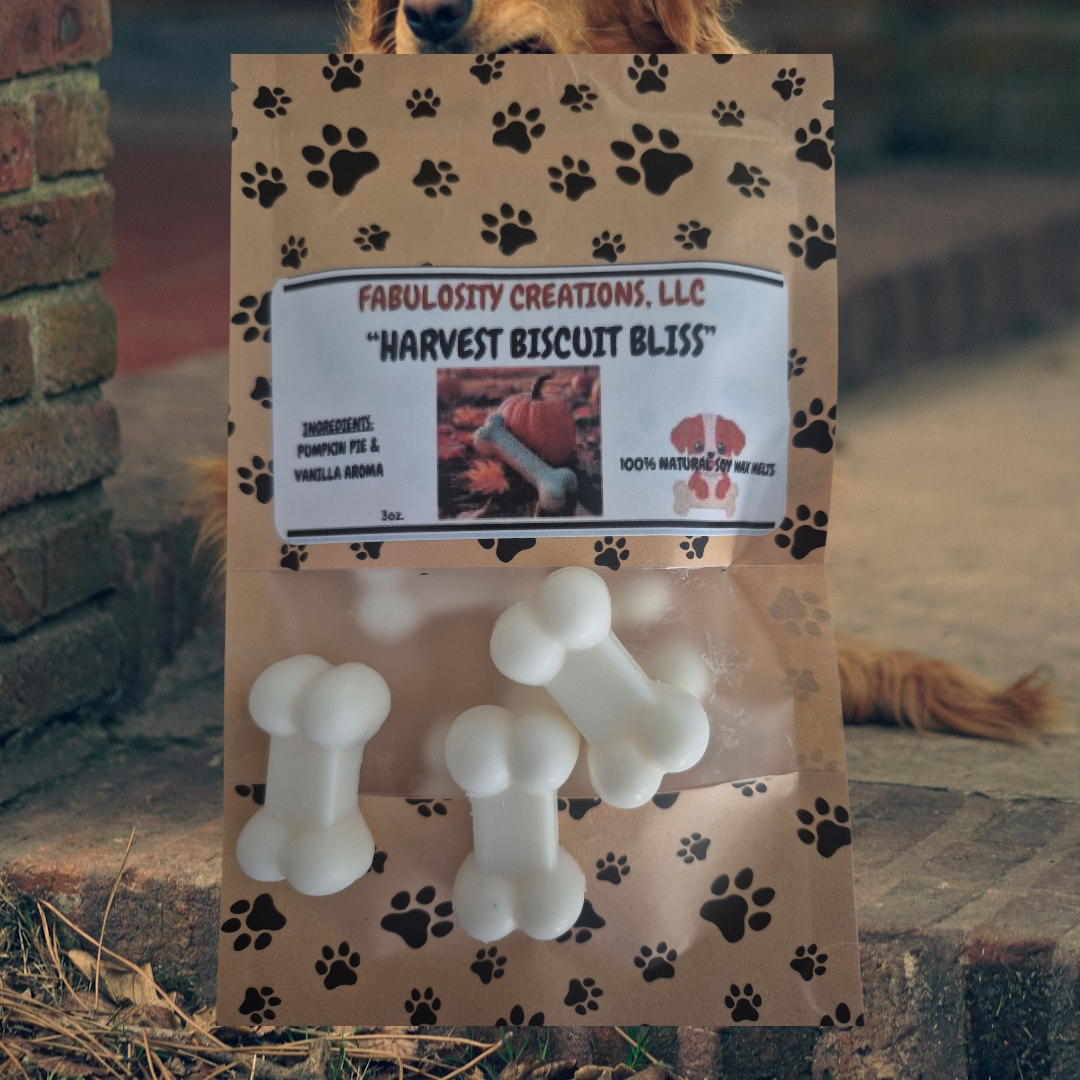"Harvest Biscuit Bliss" Wax Melts Bone Molds