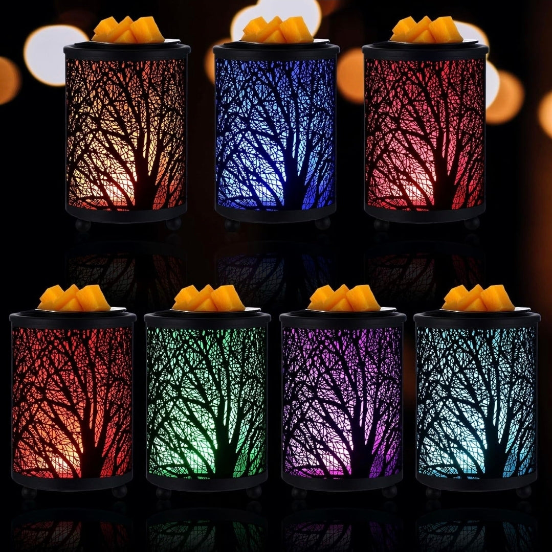 Black Metal Wax Electric Melt Warmer