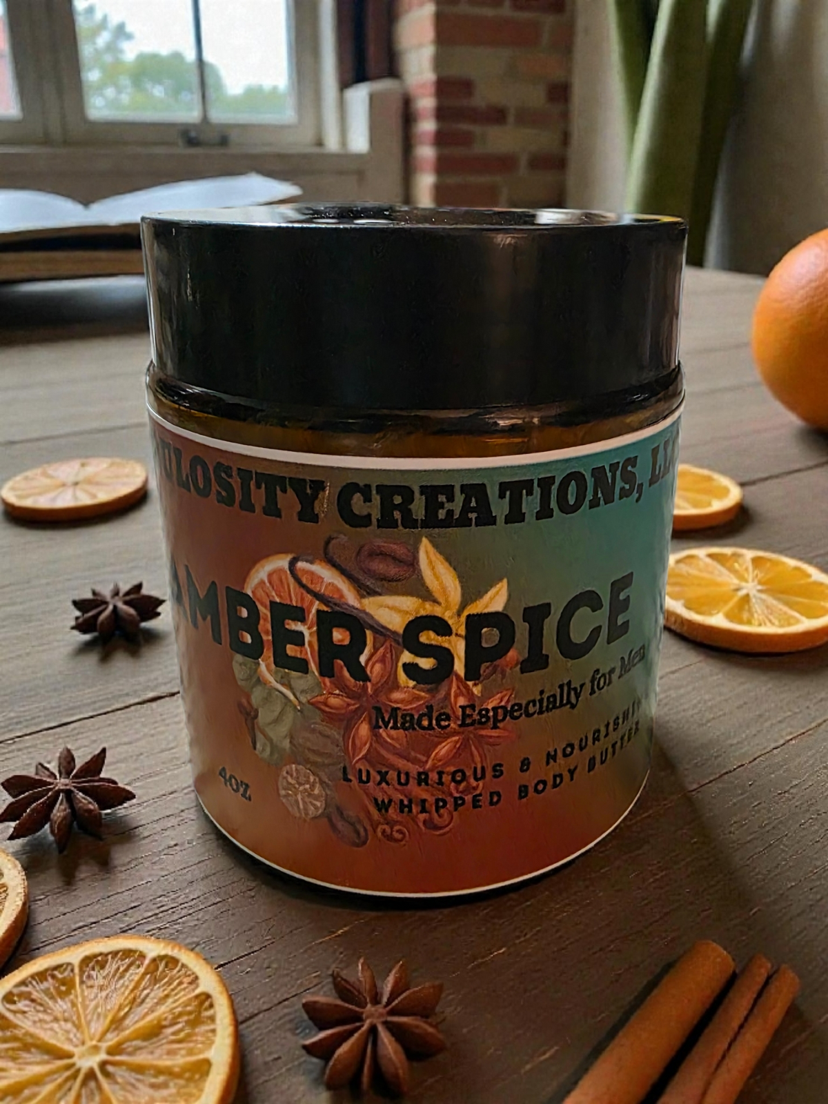 Amber Spice Whipped Men Body Butter