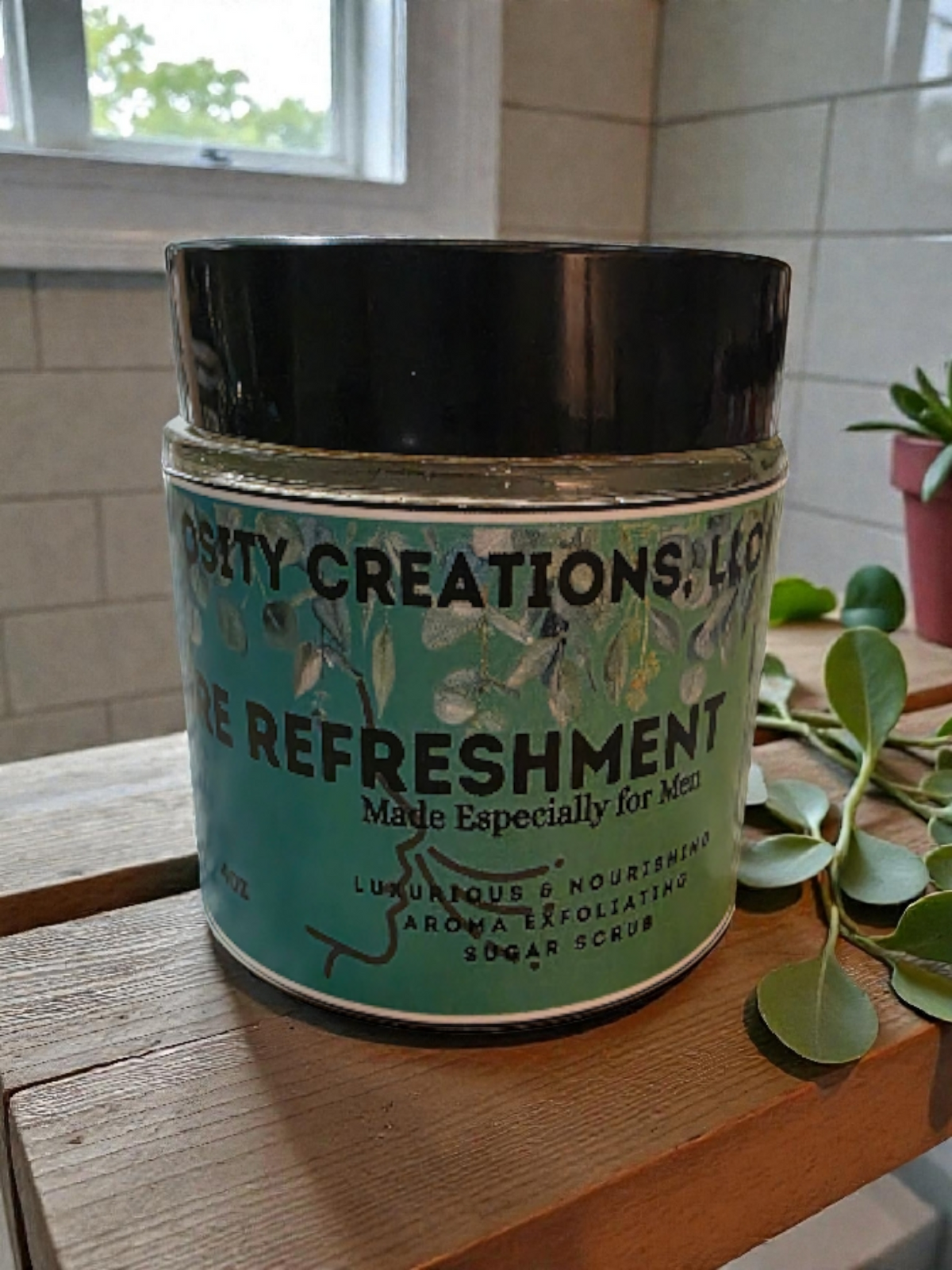Pure Refreshment Men Sugar Scrub (4oz)
