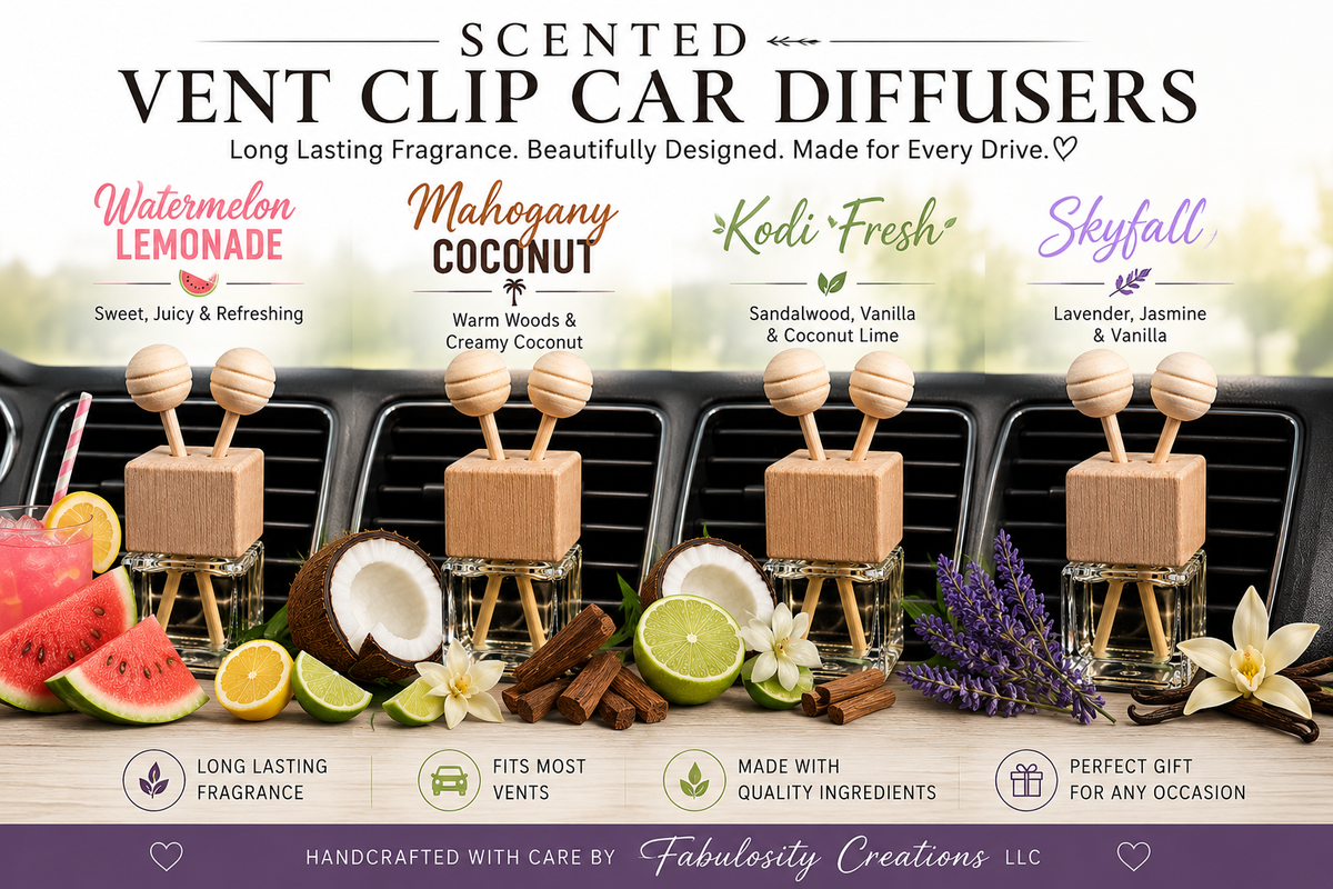 Scented Vent Clip Car Diffuser