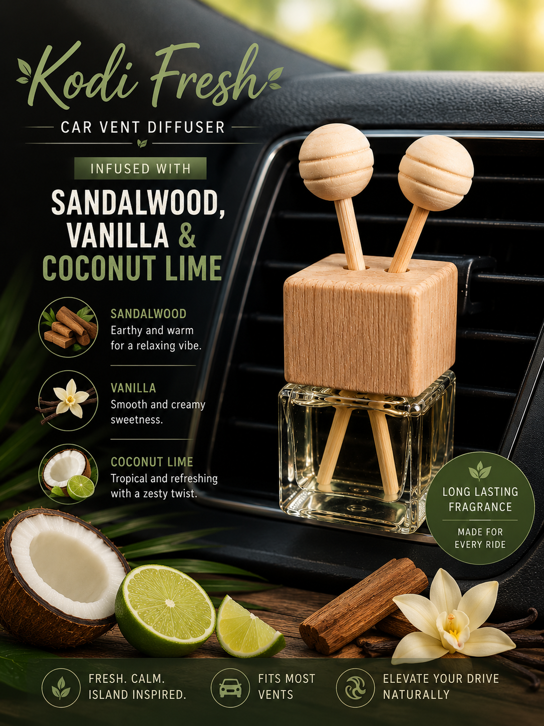 Scented Vent Clip Car Diffusers