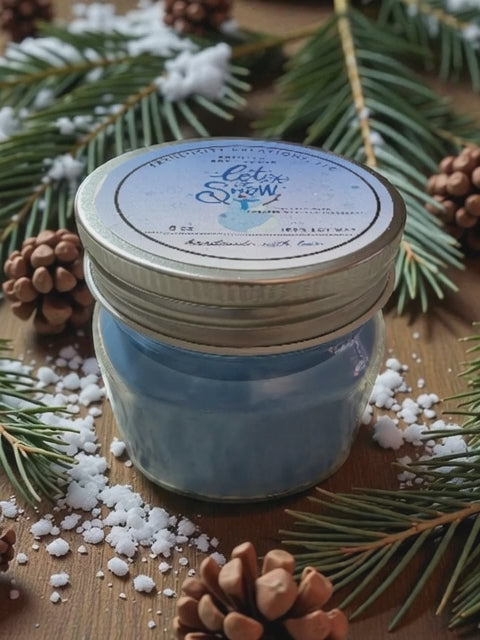"Let It Snow" (sweater weather) 8oz Soy Candle