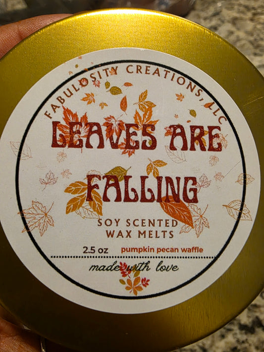 Leaves are falling wax melt molds