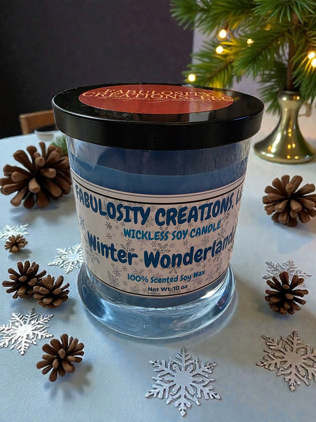 Winter Wonderland Wickless Candle 10oz