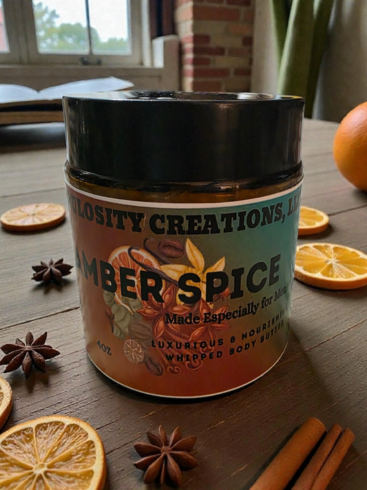 Amber Spice Whipped Men Body Butter