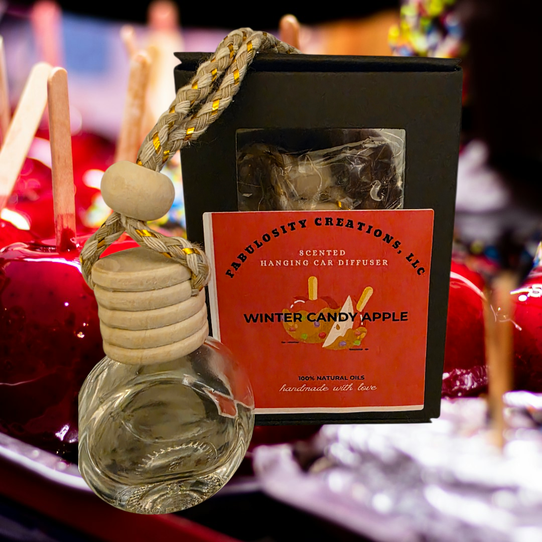 Winter Candy Apple Hanging Car Diffuser