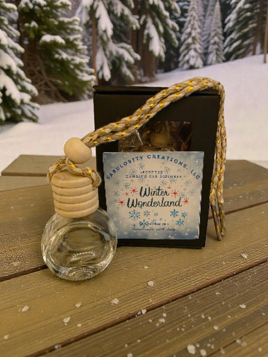 Winter Wonderland Hanging Car Diffuser
